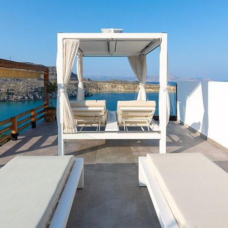Lindos Shore Summer House With Jacuzzi And Sea View !!! Exterior foto